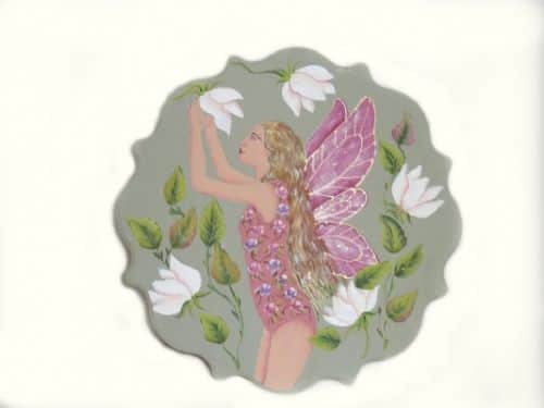 מלאכית-תמונה-ציור על עץ