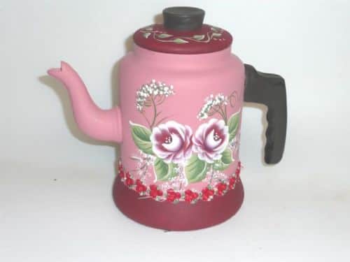 קומקום-ורוד עתיק-נמכר