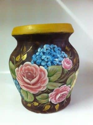 כד מחרס לגינה