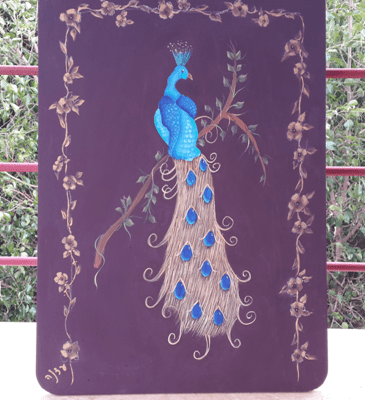 טווס על ענף